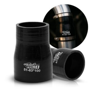 Mangote Reto 2" x 2.5" x 100 - 51MM Encaixe 63MM Encaixe - 100MM de Comprimento
