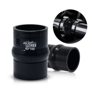 Mangote Reto 2.5" x 100 - 63MM Encaixe dos Dois Lados - 100MM de Comprimento com Hump