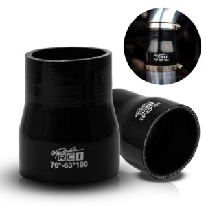 Mangote Reto 2.5" x 76 - 63MM Encaixe dos Dois Lados - 76MM de Comprimento