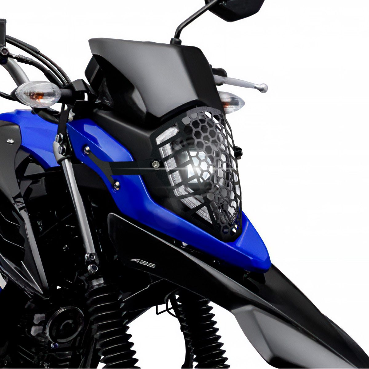 Protetor Farol Crosser Foguetão 2016 a 2023 + Suporte Protetor Farol Crosser - Preto - Imagem 3