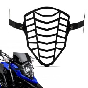 Protetor Farol Crosser Frisado 2016 a 2023 + Suporte Protetor Farol Crosser - Preto