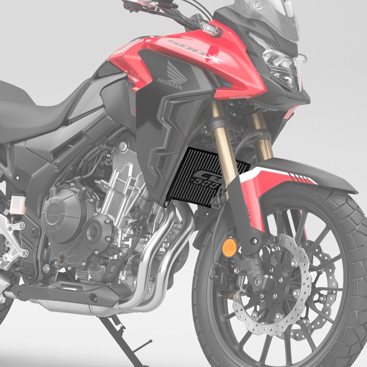 Protetor Radiador CB500X 2013 em Diante Frisado - Imagem 3