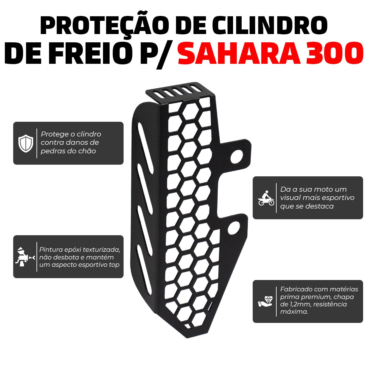 Protetor Cilindrico Freio Sahara 300 - Imagem 4