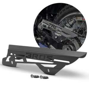 Protetor de Corrente da BROS160 XRE190 2025 em Diante - XR300L Tornado / Sahara 300 2024 em Diante - Preto
