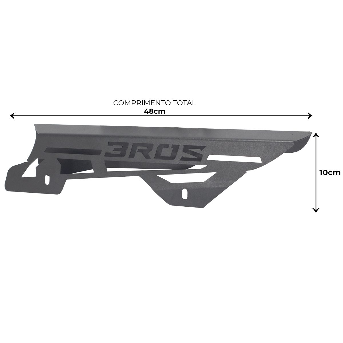 Protetor de Corrente da BROS160 XRE190 2025 em Diante - XR300L Tornado / Sahara 300 2024 em Diante - Preto - Imagem 5