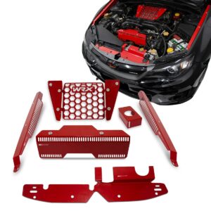 Kit Completo Protetor Subaru Impreza WRX 2008 a 2014 (Protetor Altenador, Paralama, Radiador, Intercoller, Reservatorio de Freio)