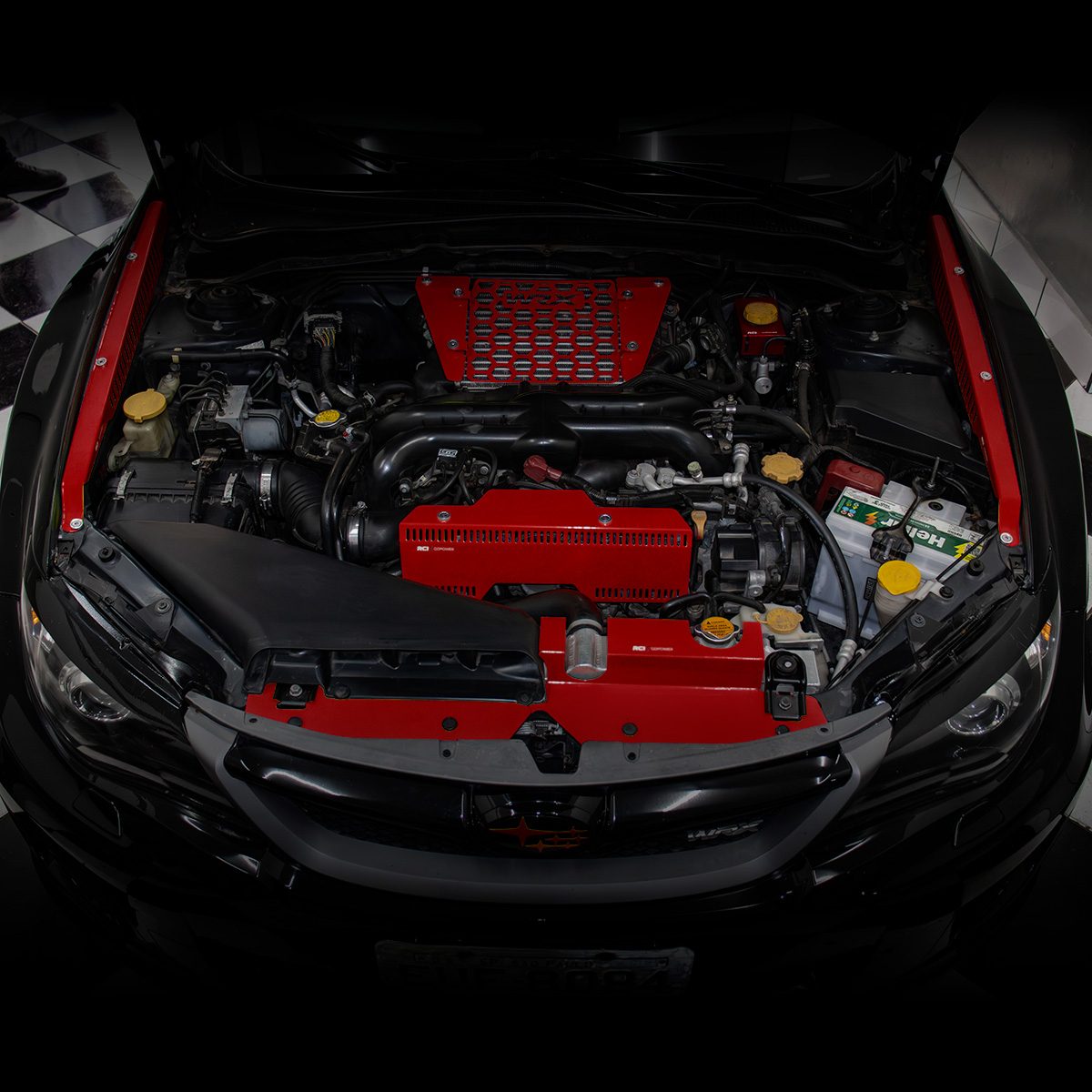 Kit Completo Protetor Subaru Impreza WRX 2008 a 2014 (Protetor Altenador, Paralama, Radiador, Intercoller, Reservatorio de Freio) - Imagem 3