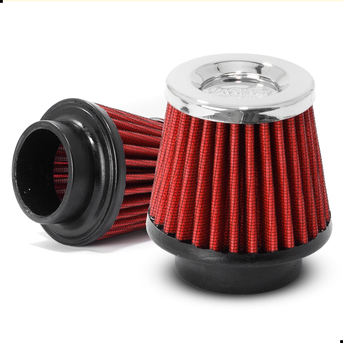 Filtro de Ar Esportivo Conico Baixo 6.0CM Altura c/ Tecido Encaixe 52.0MM Borracha