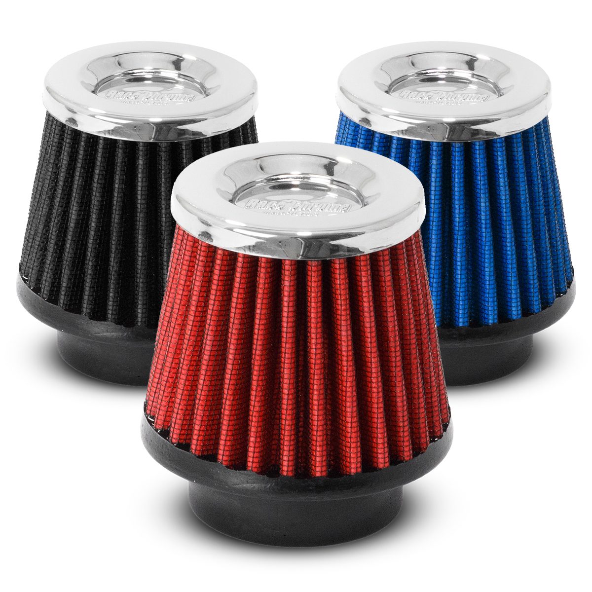 Filtro de Ar Esportivo Conico Baixo 6.0CM Altura c/ Tecido Encaixe 52.0MM Borracha - Imagem 4