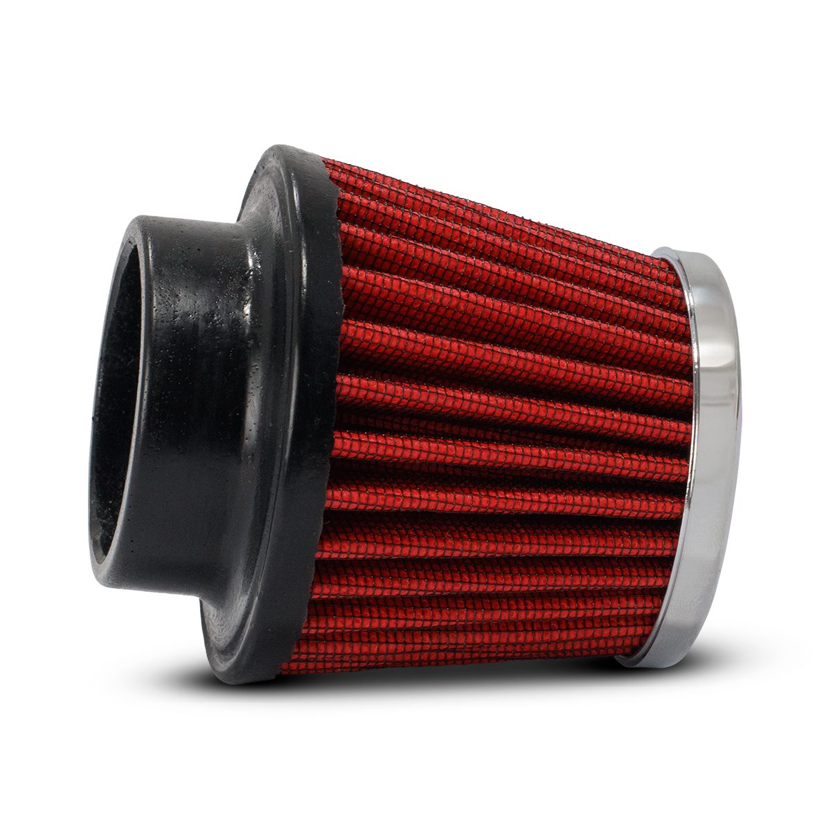 Filtro de Ar Esportivo Conico Baixo 6.0CM Altura c/ Tecido Encaixe 52.0MM Borracha - Imagem 5