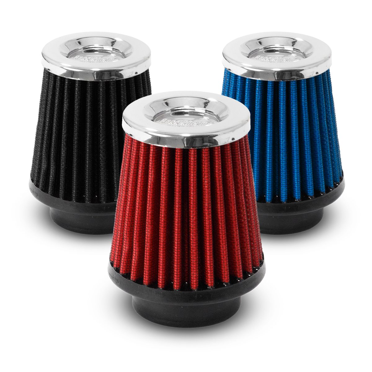 Filtro de Ar Esportivo Conico Alto 9.0CM de Altura c/ Tecido Encaixe 52MM Borracha - Imagem 4