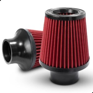 Filtro de Ar Duplo Fluxo V.s / Altura 170MM / Base Flexivel 160MM Largura / Enc. 75.0MM (3") /