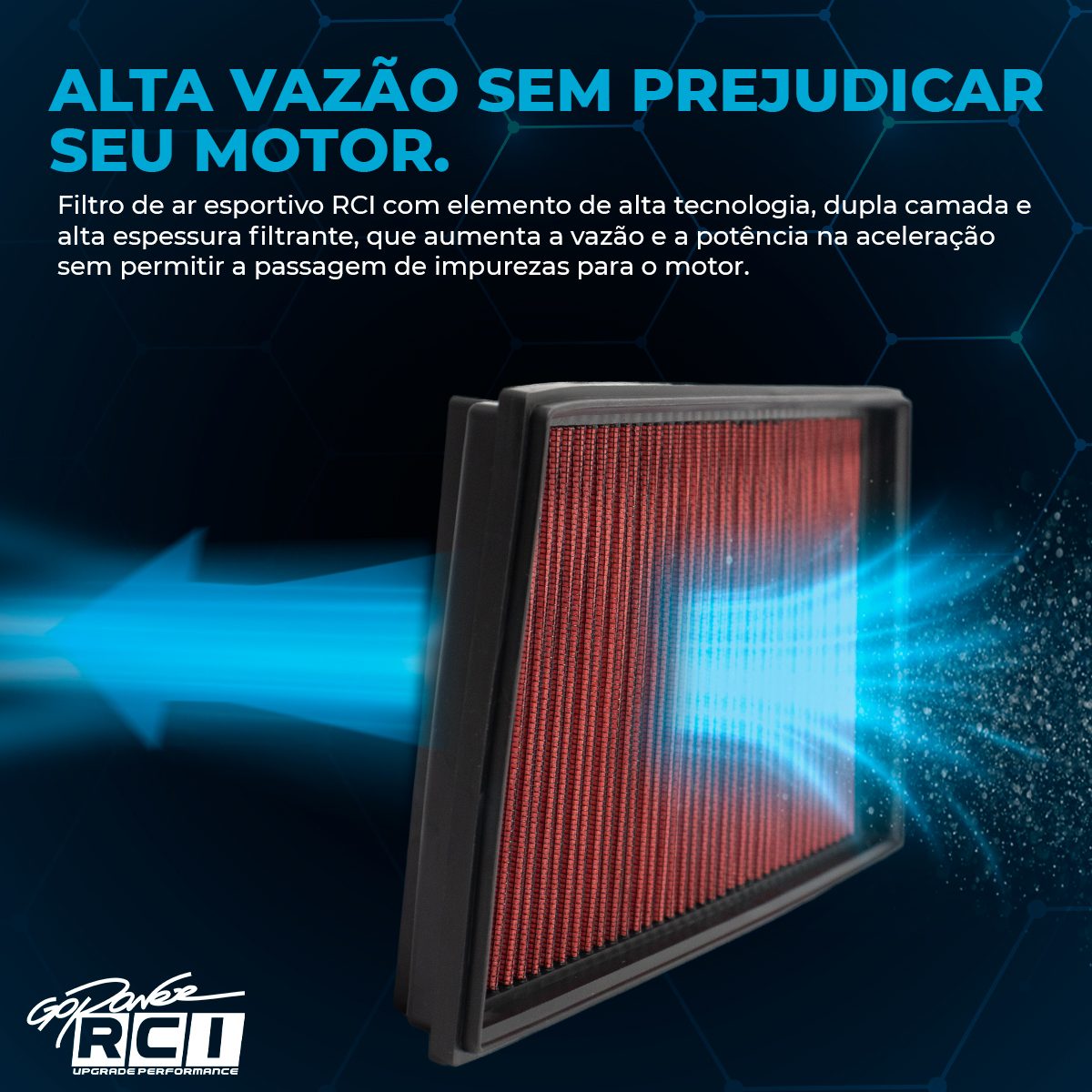 Filtro de Ar Inbox RCI Vw Bora 1.6 8V 1999 a 2005 - Imagem 3