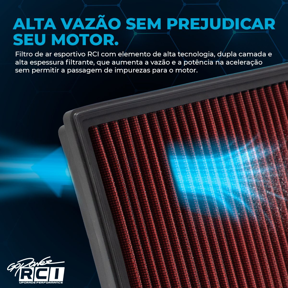 Filtro de Ar Inbox RCI Chevrolet Onix 1.0 8V 2012 a 2019 - Imagem 3
