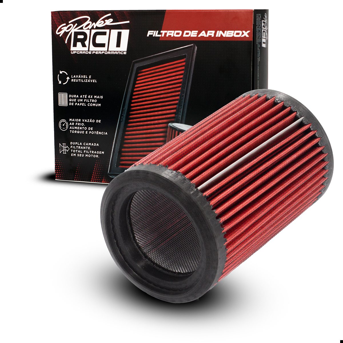 Filtro de Ar Inbox RCI Renault Clio RL 1.0 8V 1997 a 2006