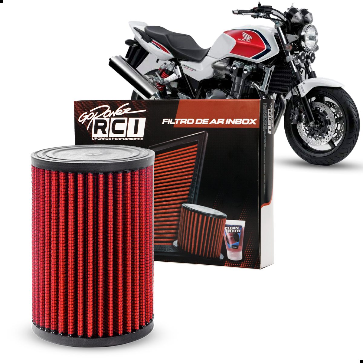 Filtro de Ar Inbox Honda CB1300 Super Four Todas - CB1300 2006 a 2012 - CB1100 - 2013 em Diante - Imagem 3