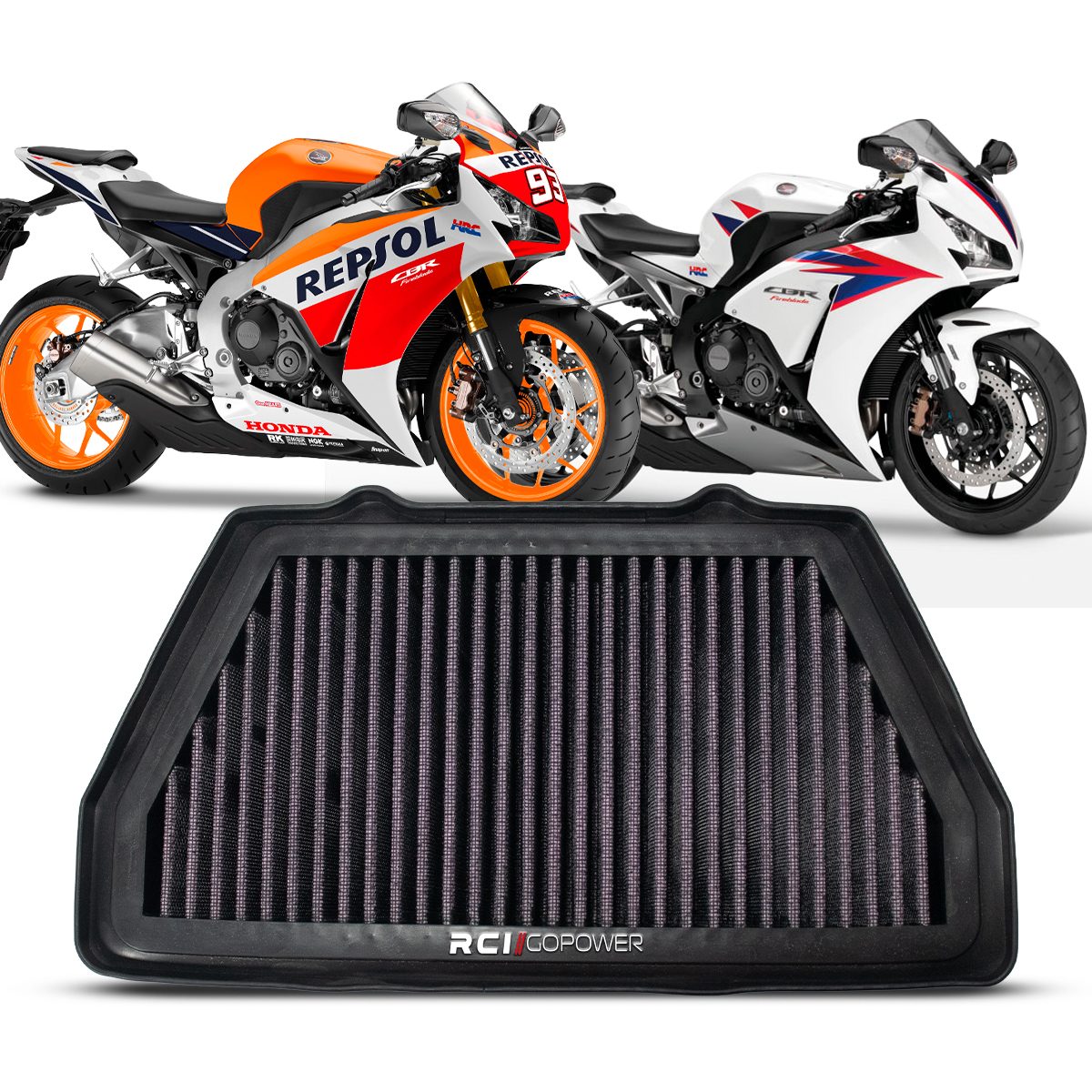 Filtro de Ar Inbox Honda CBR 1000RR / Repsol 2008 a 2016