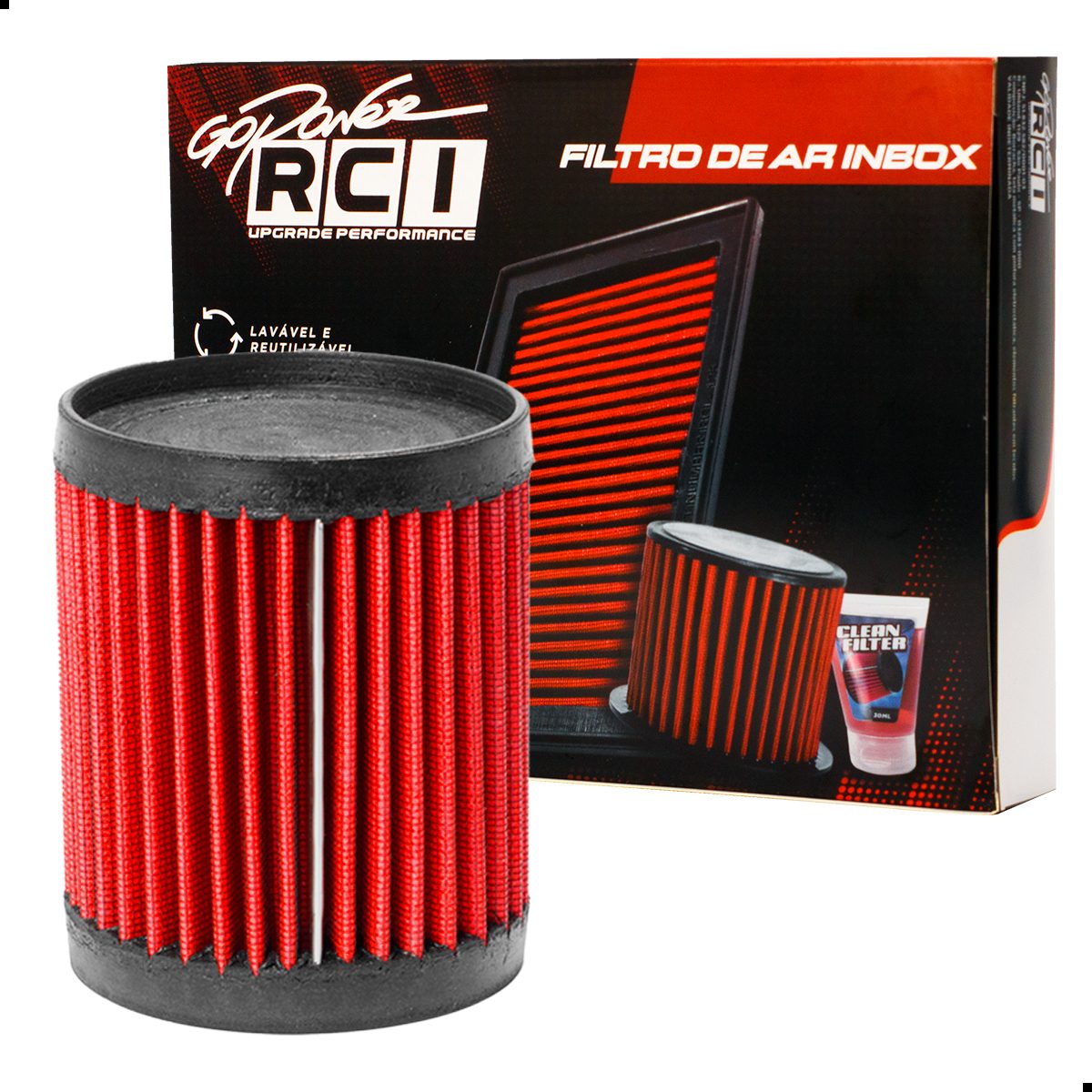 Filtro de Ar Inbox Honda Cg Titan Fan Start 150 2004 a 2008 (Carburada)