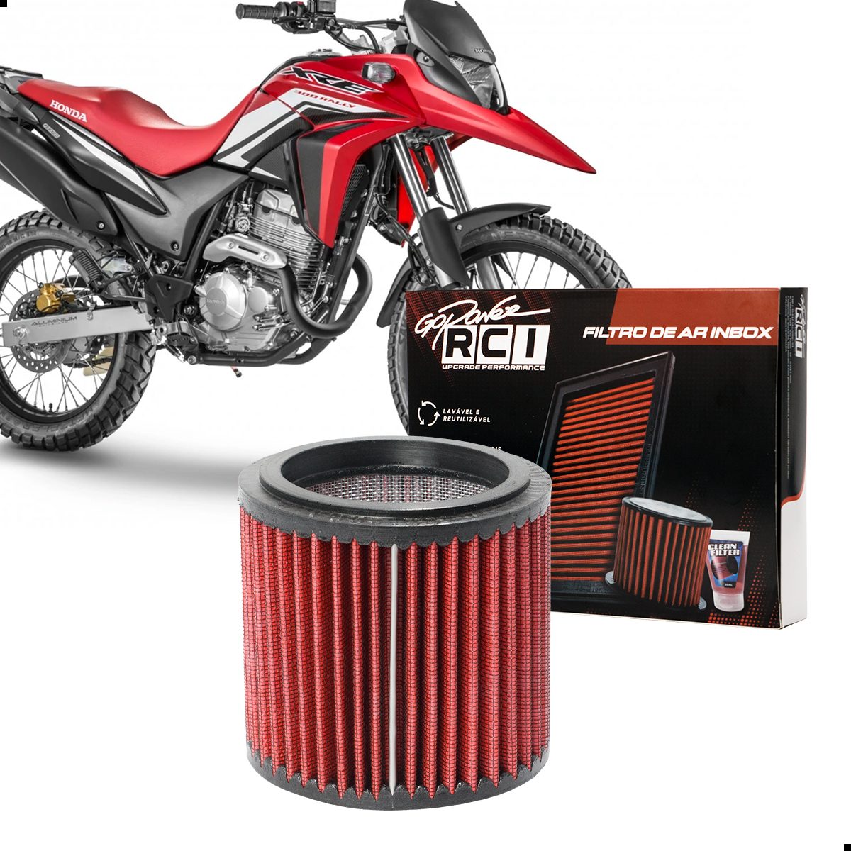 Filtro de Ar Inbox XRE 300 2010 em Diante / Sahara 300 2022 em Diante / Tornado 300 - Imagem 3