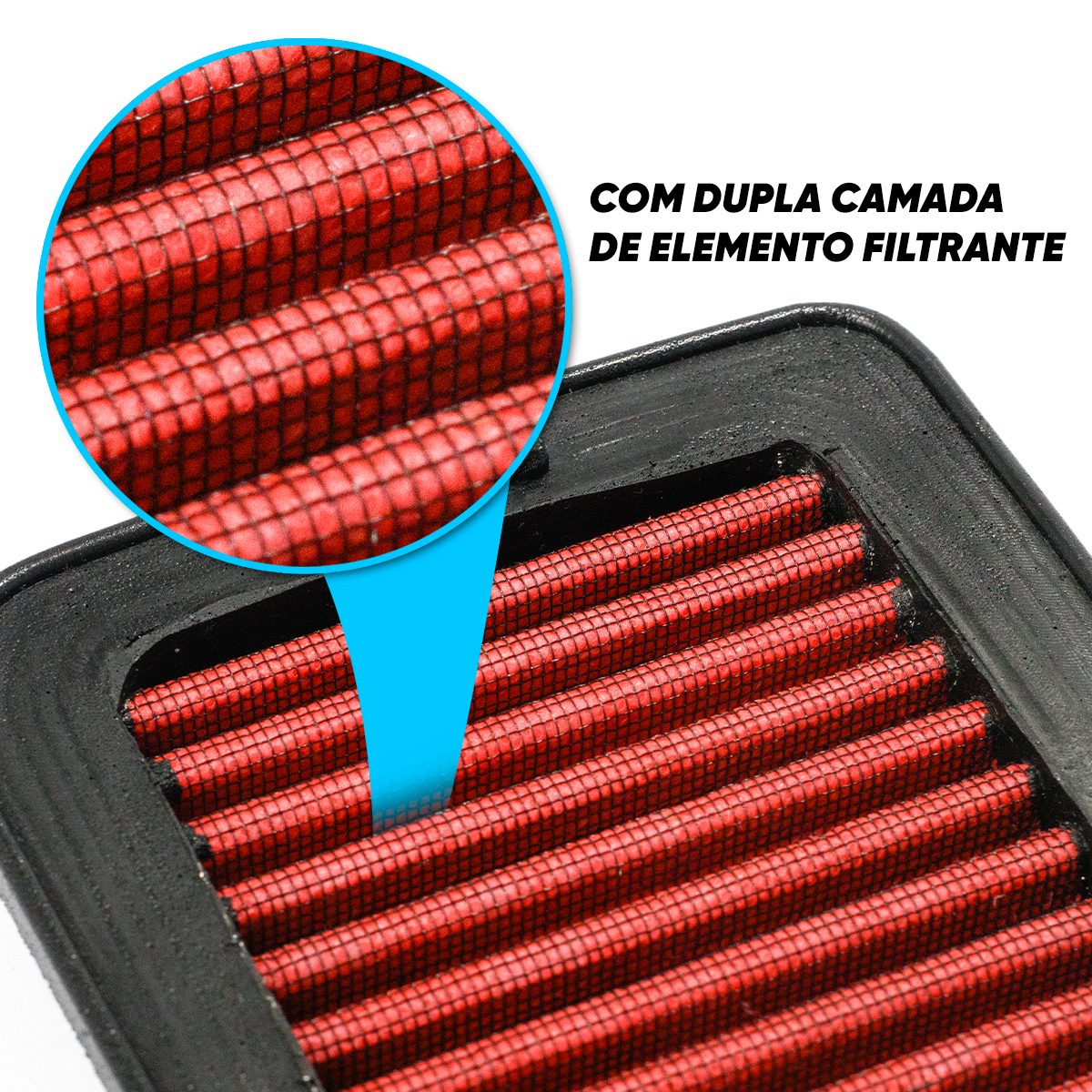Filtro de Ar Inbox Cg Titan Fan / Start 125CC 2014 em Diante - Cg Titan / Fan 150CC 2014 em Diante - Cg Titan Fan / Start 160CC 2015 em Diante - Imagem 5