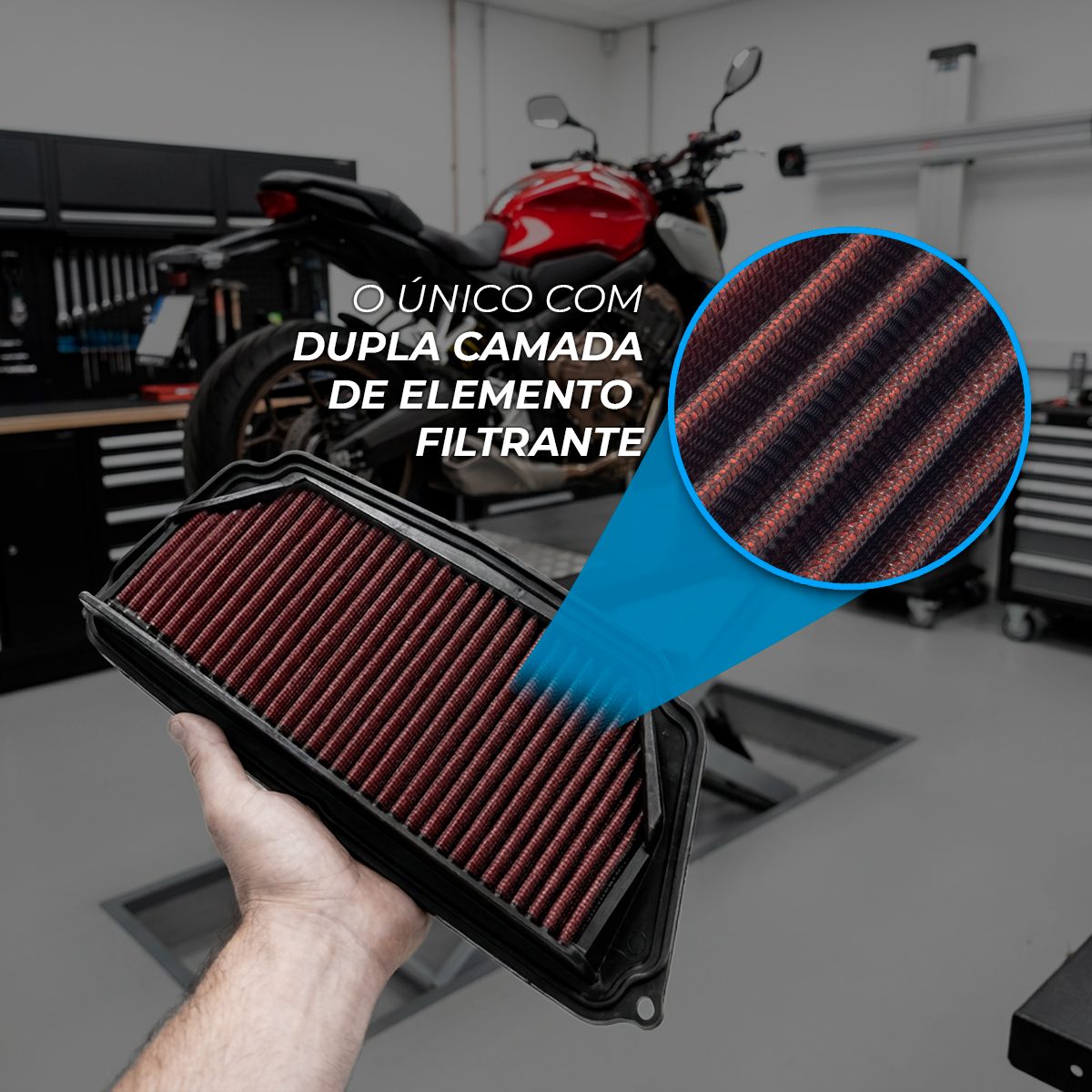 Filtro de Ar Inbox Honda CBR650R 2020 em Diante / CB650R 2020 em Diante - Imagem 3