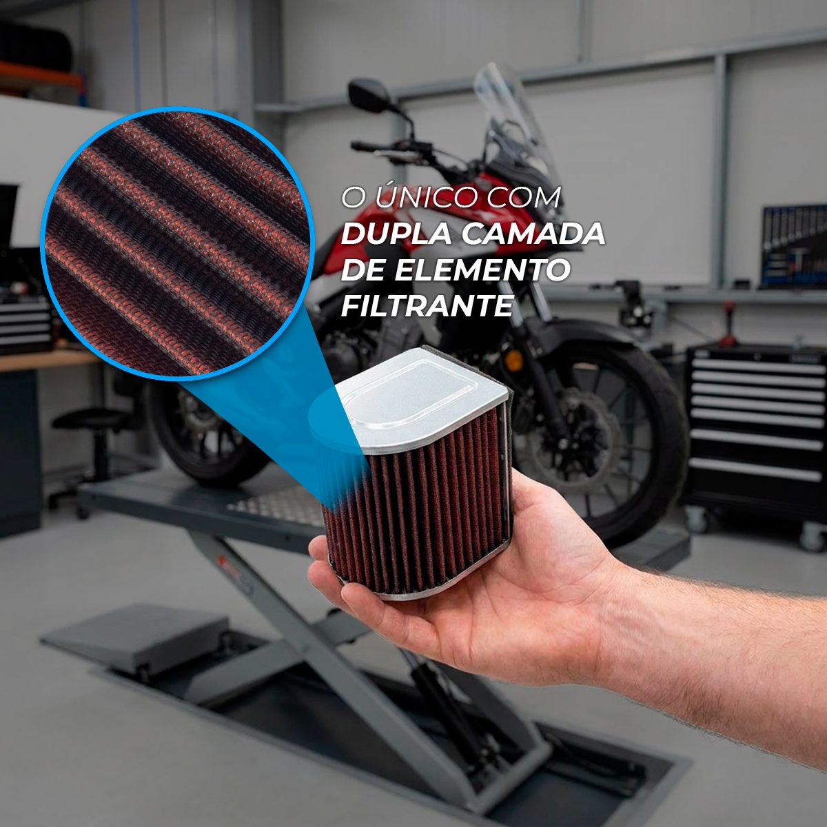 Filtro de Ar Inbox Honda CB500F/CB500X/CBR500R 2020 em Diante - Imagem 3