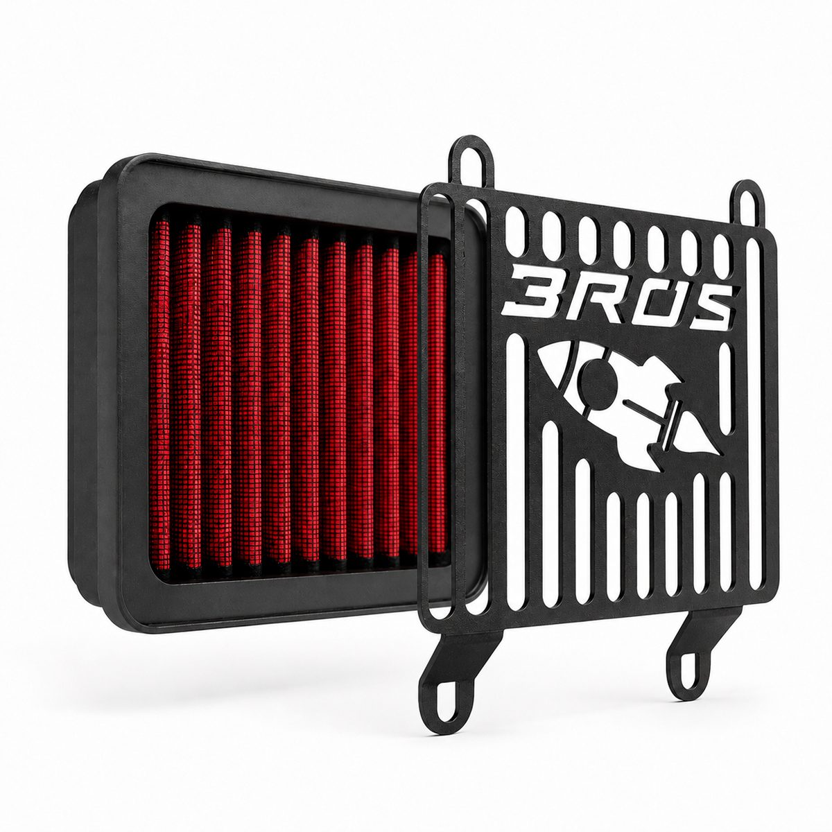 Filtro de Ar Inbox Honda Bros 160 2025 em Diante com Grade Protetora - Imagem 4