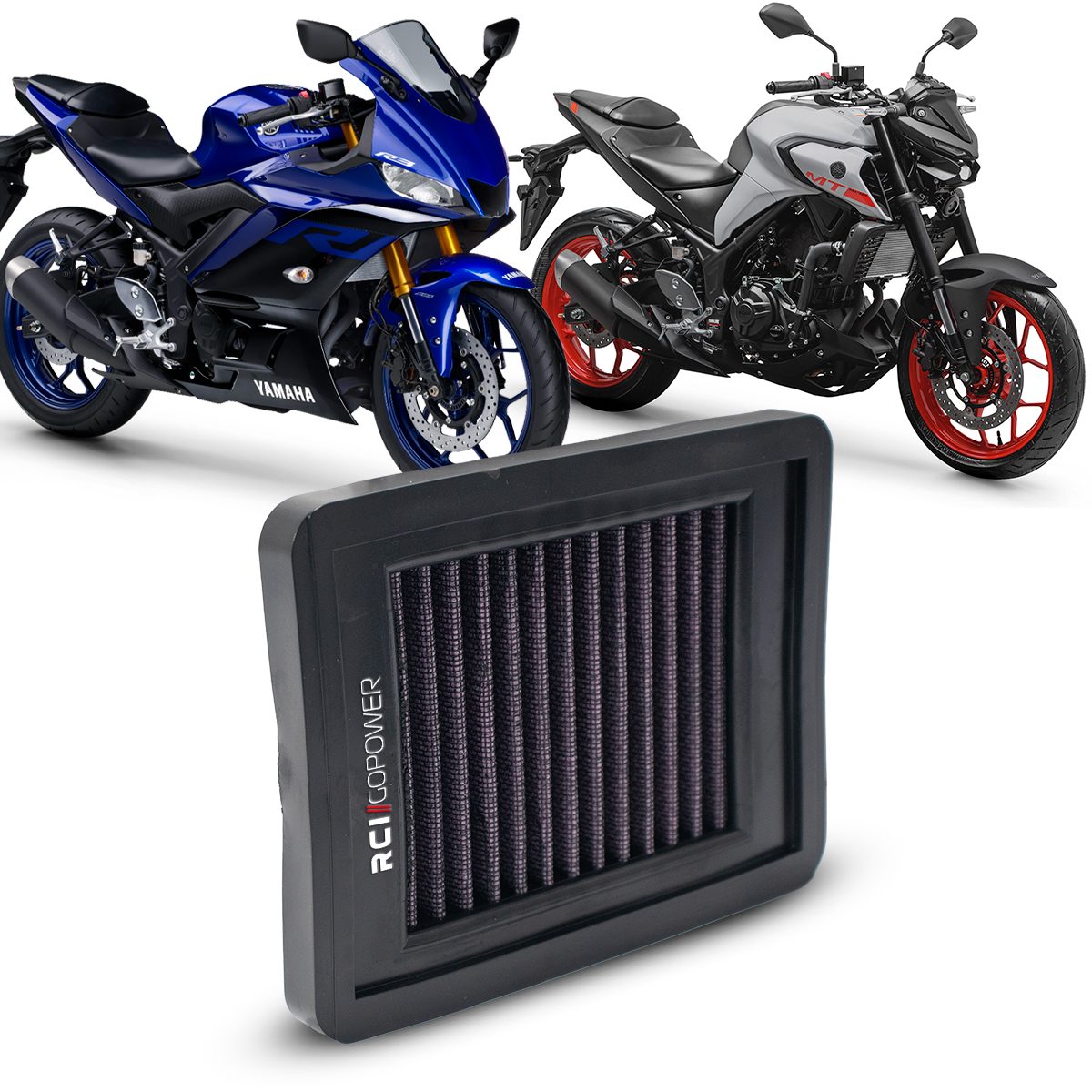 Filtro de Ar Inbox Yamaha R3 (YZF-R3) 300 2015 a 2022 / MT-03 320CC 2016 a 2025