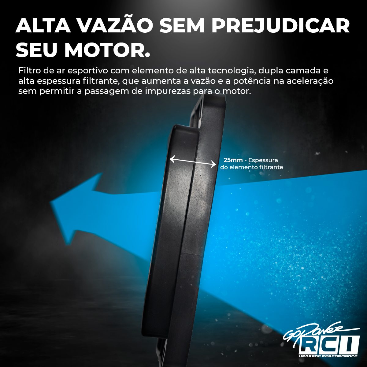 Filtro de Ar Inbox Yamaha R3 (YZF-R3) 300 2015 a 2022 / MT-03 320CC 2016 a 2025 - Imagem 2