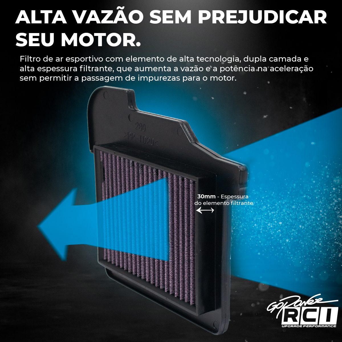 Filtro de Ar Inbox Yamaha MT09 2015 em Diante / Tracer 900 2016 em Diante - Imagem 2