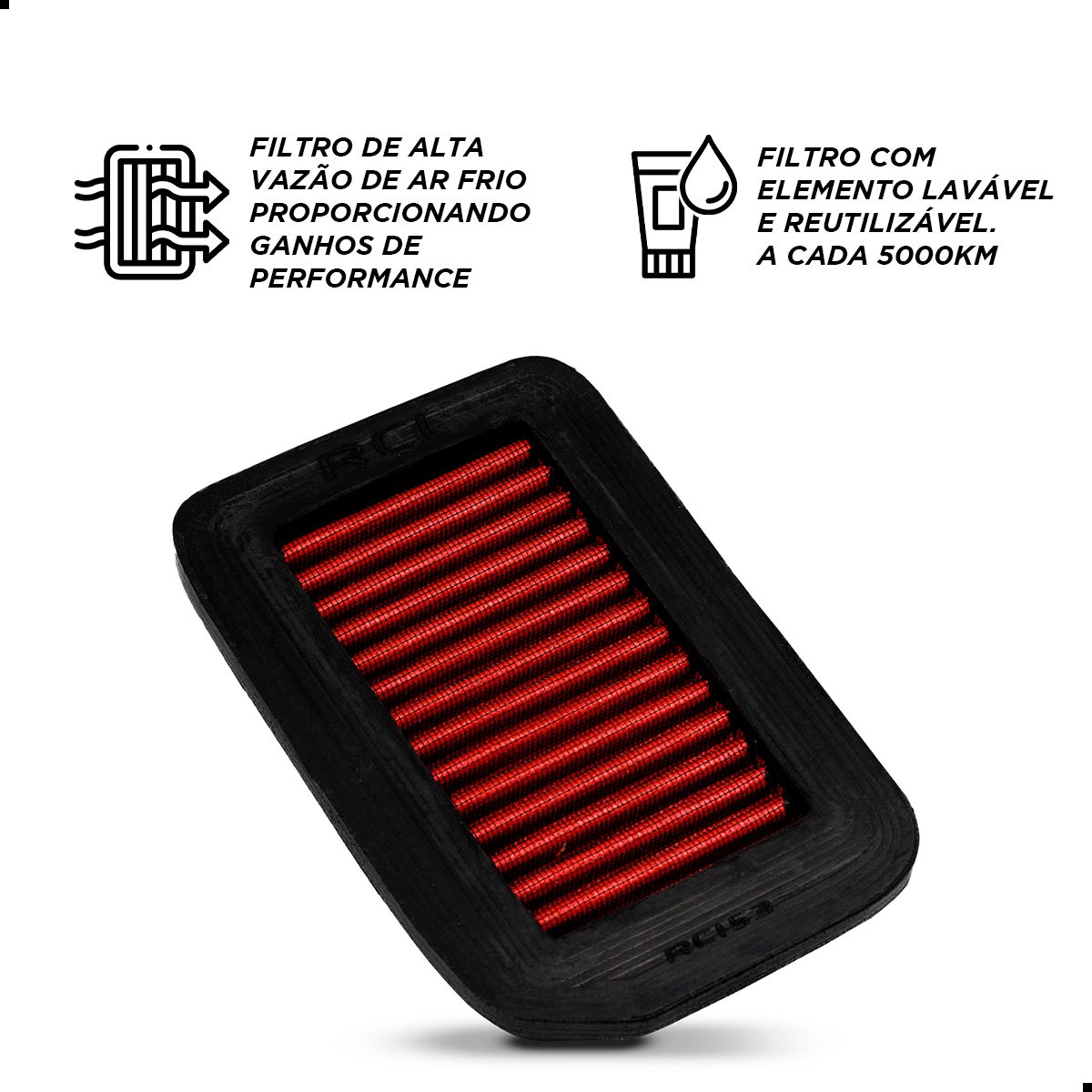 Filtro de Ar Inbox Fazer 150 2014 a 2022 / Crosser 150 2014 em Diante / Factor 125 2017 em Diante / Factor 150 2014 em Diante / YBR 125 2017 em Diante - Imagem 4