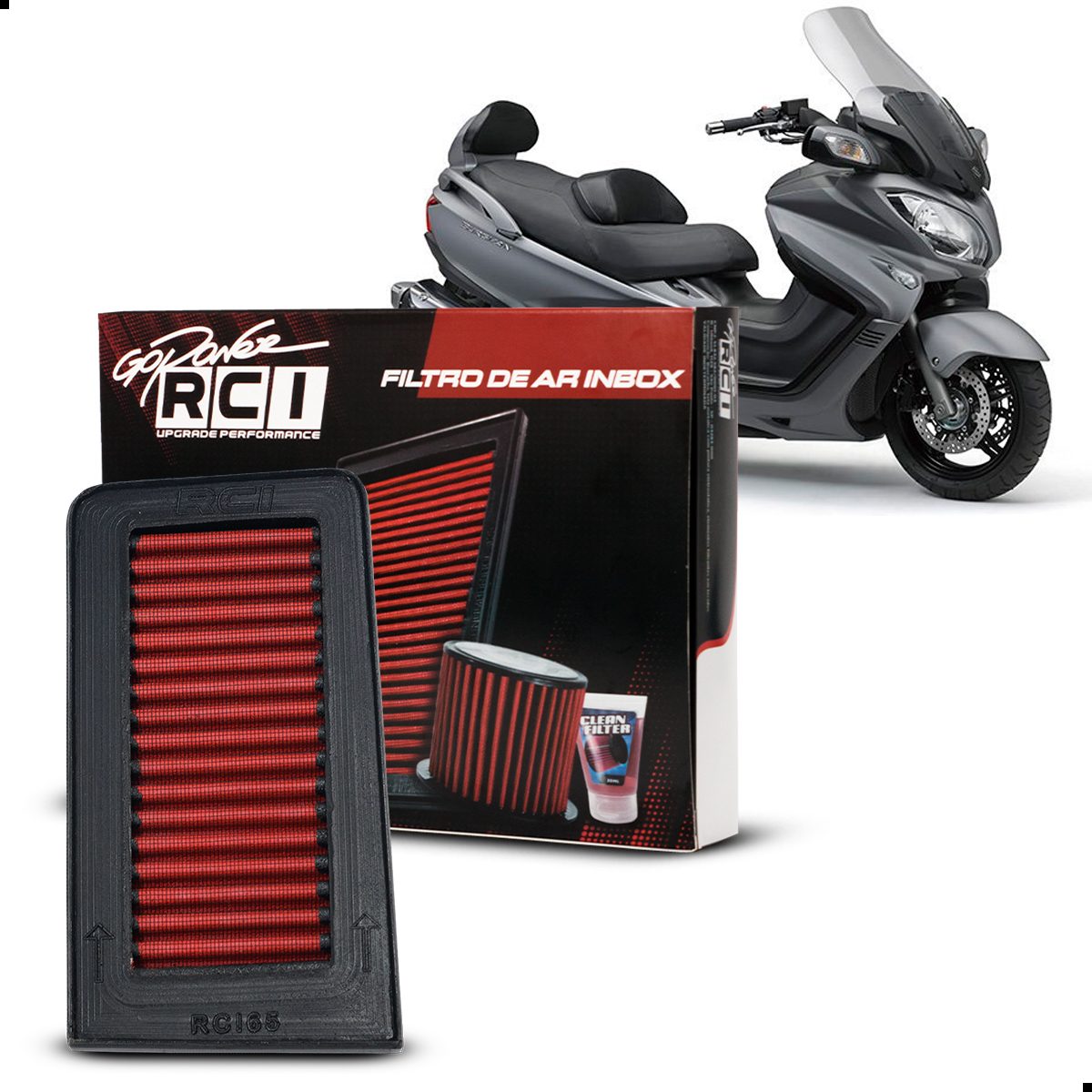 Filtro de Ar Inbox Suzuki Burgman AN650 / Executive 650 2002 a 2018 - Imagem 3
