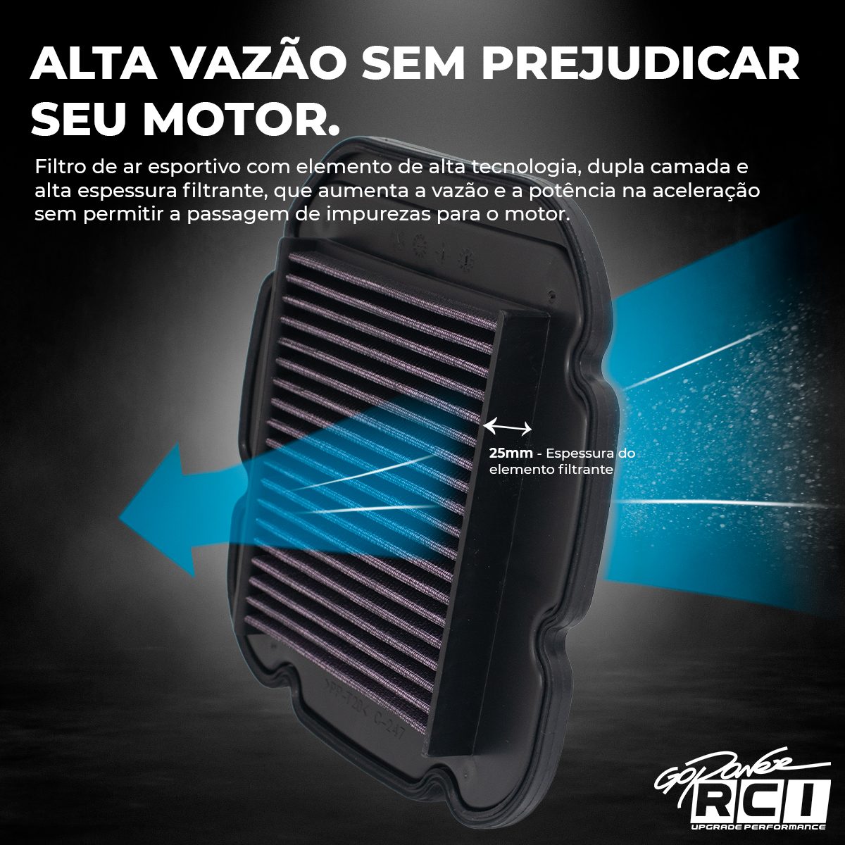 Filtro de Ar Inbox Suzuki V-strom DL650/DL650XT Todos Anos / DL1000 / Vstrom 2003 a 2009 - Imagem 2