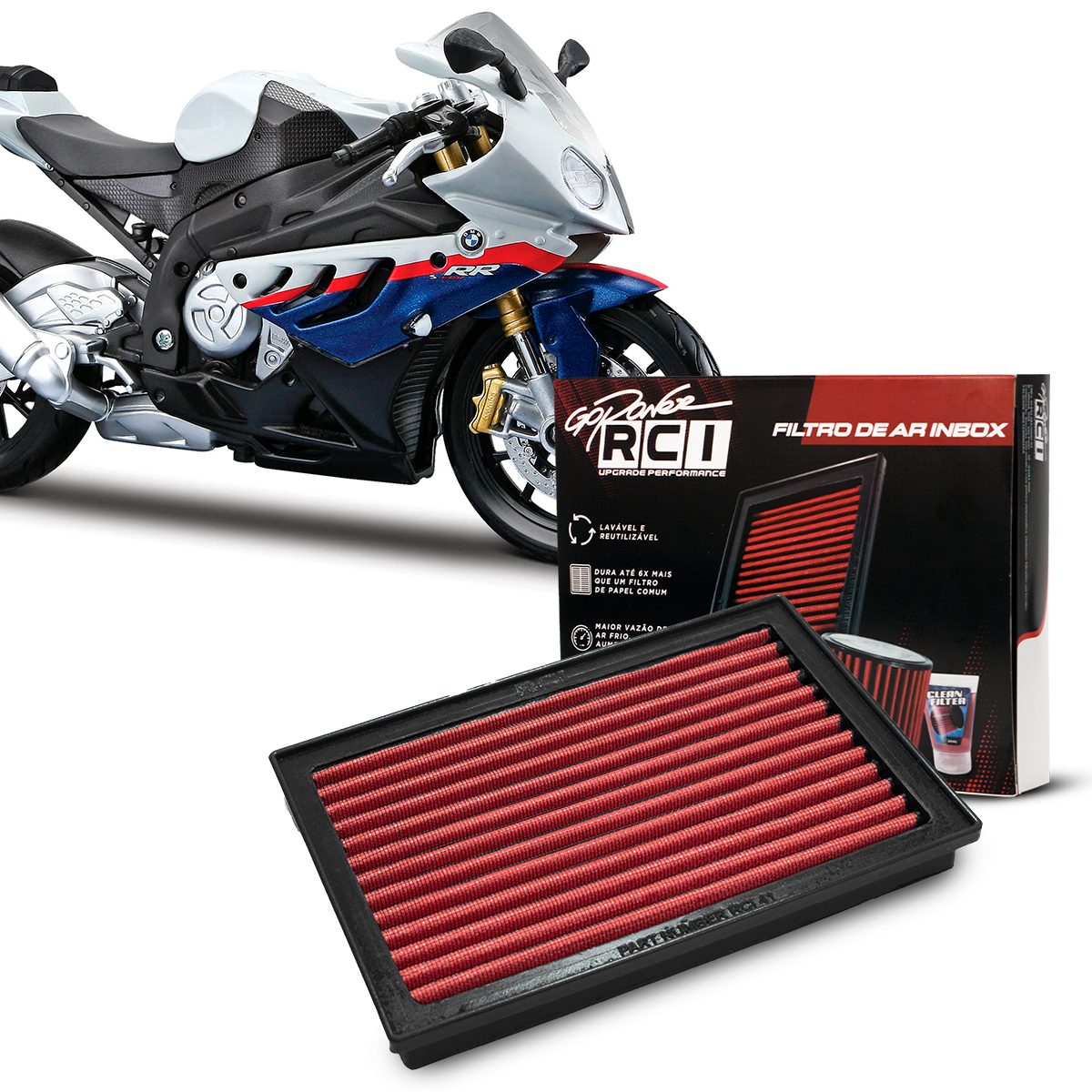 BMW S1000 RR / R / XR 2010 a 2018 / S1000 HP4 Race K60 - 2017 a 2018 / S1000 HP4 K42 - 2011 a 2014 - Imagem 3