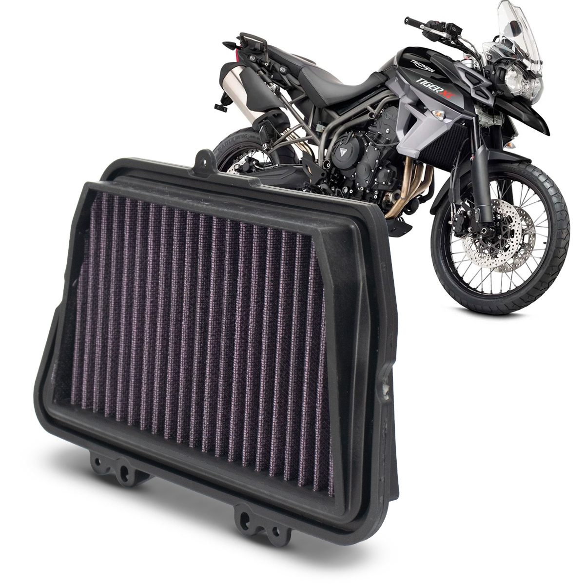 Filtro de Ar Inbox Triumph Tiger 800 Xr/xrx/xrt/xc/xcx/xca Low e Bs Todos Anos