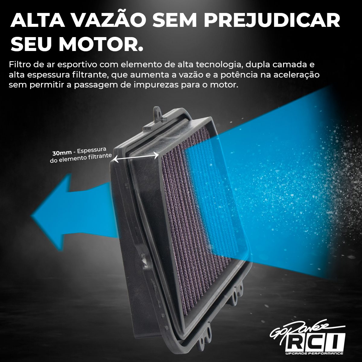 Filtro de Ar Inbox Triumph Tiger 800 Xr/xrx/xrt/xc/xcx/xca Low e Bs Todos Anos - Imagem 2