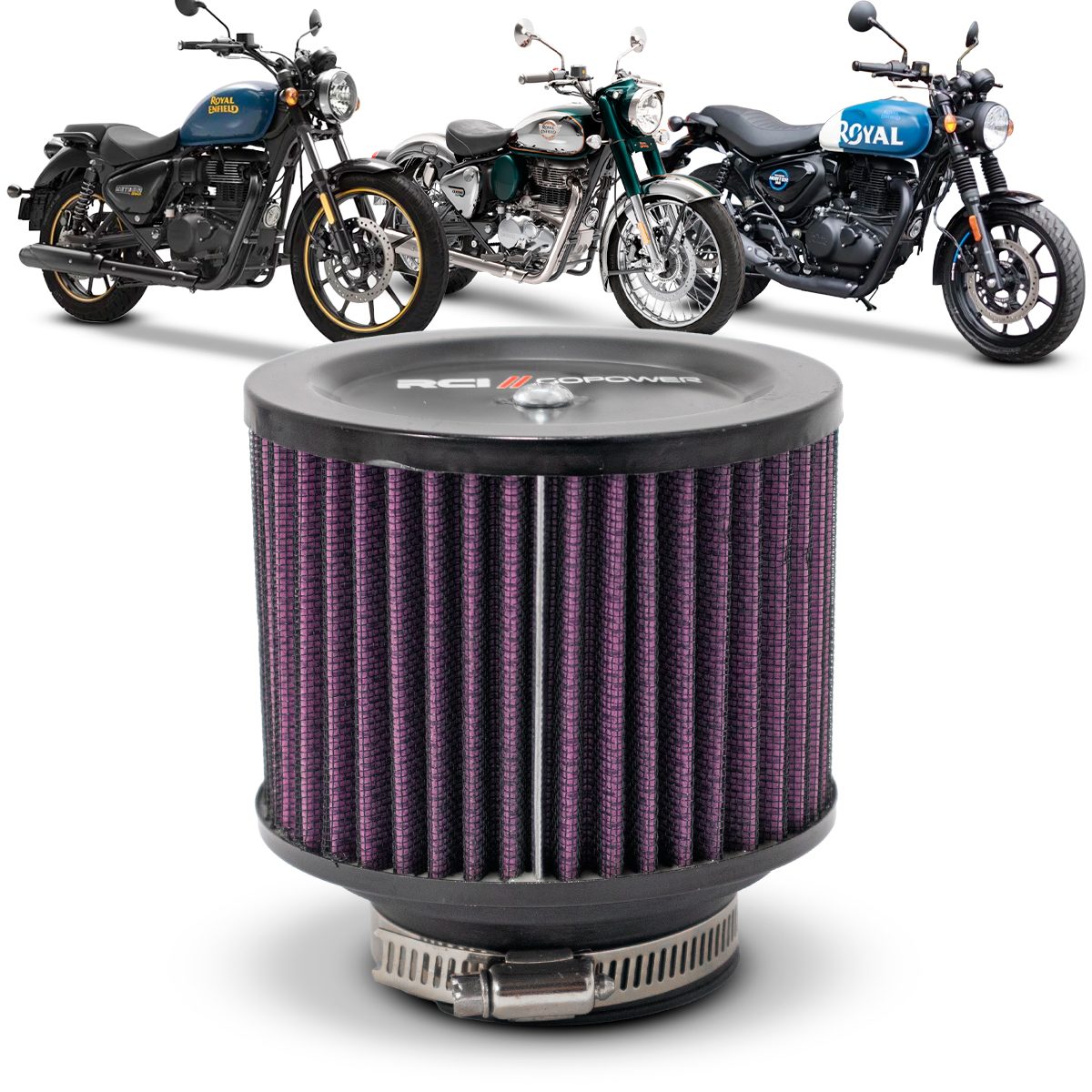 Filtro de Ar Inbox Royal Enfield Meteor 350 2021 em Diante / Classic 350 / Hunter 350 2022 em Diante