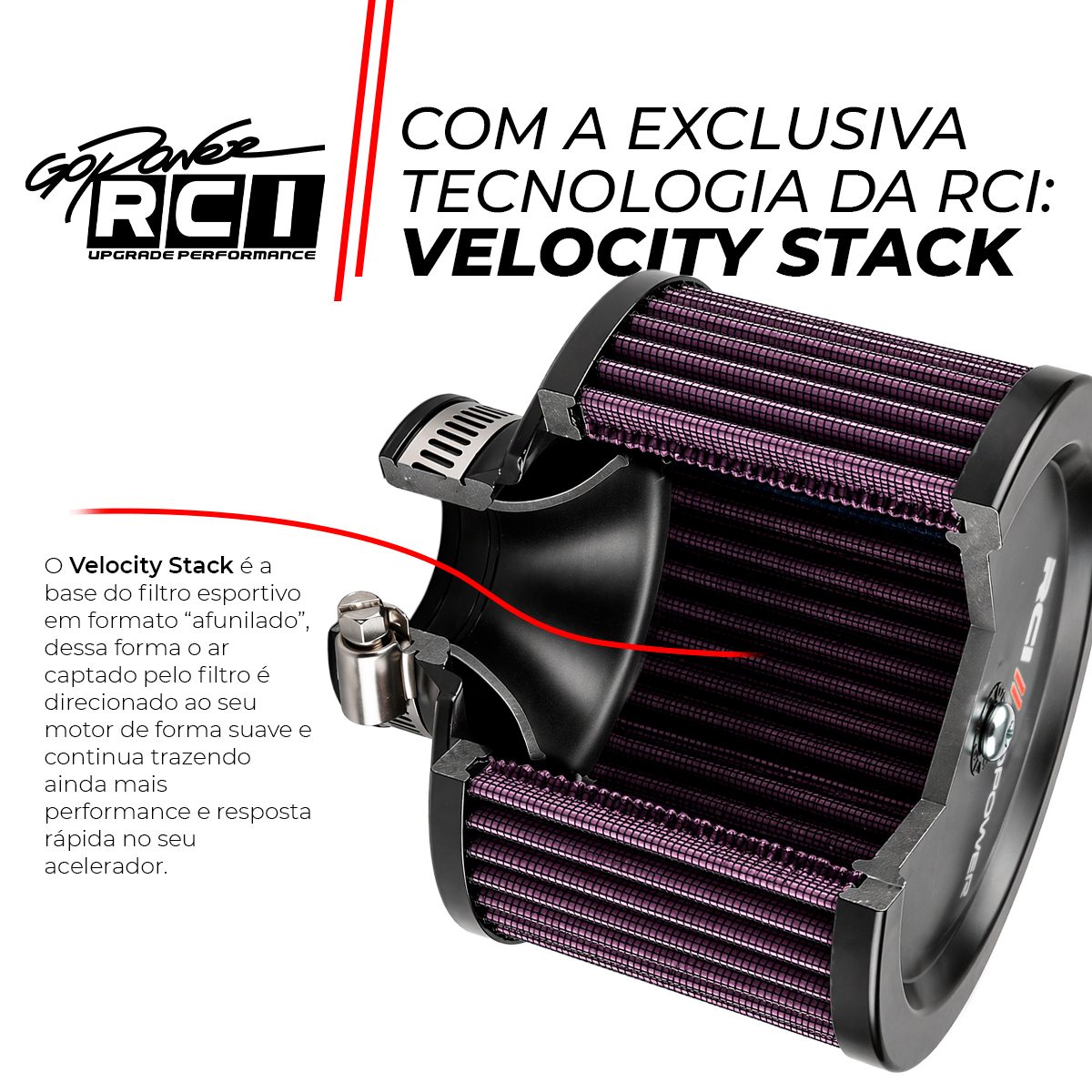 Filtro de Ar Inbox Royal Enfield Meteor 350 2021 em Diante / Classic 350 / Hunter 350 2022 em Diante - Imagem 2