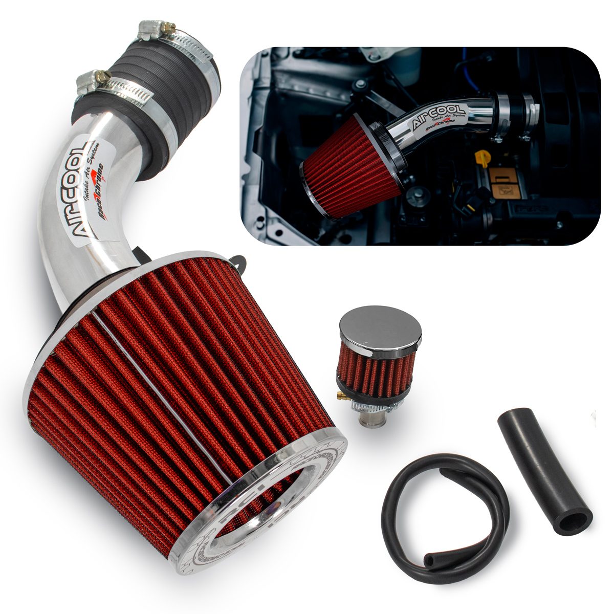 Kit Air Cool RCI Palio / Siena / Strada Fire 1.0 - 1.3 - 1.4 8V 2000 a 2003 - 2005 a 2012 (Não Serve 2004)