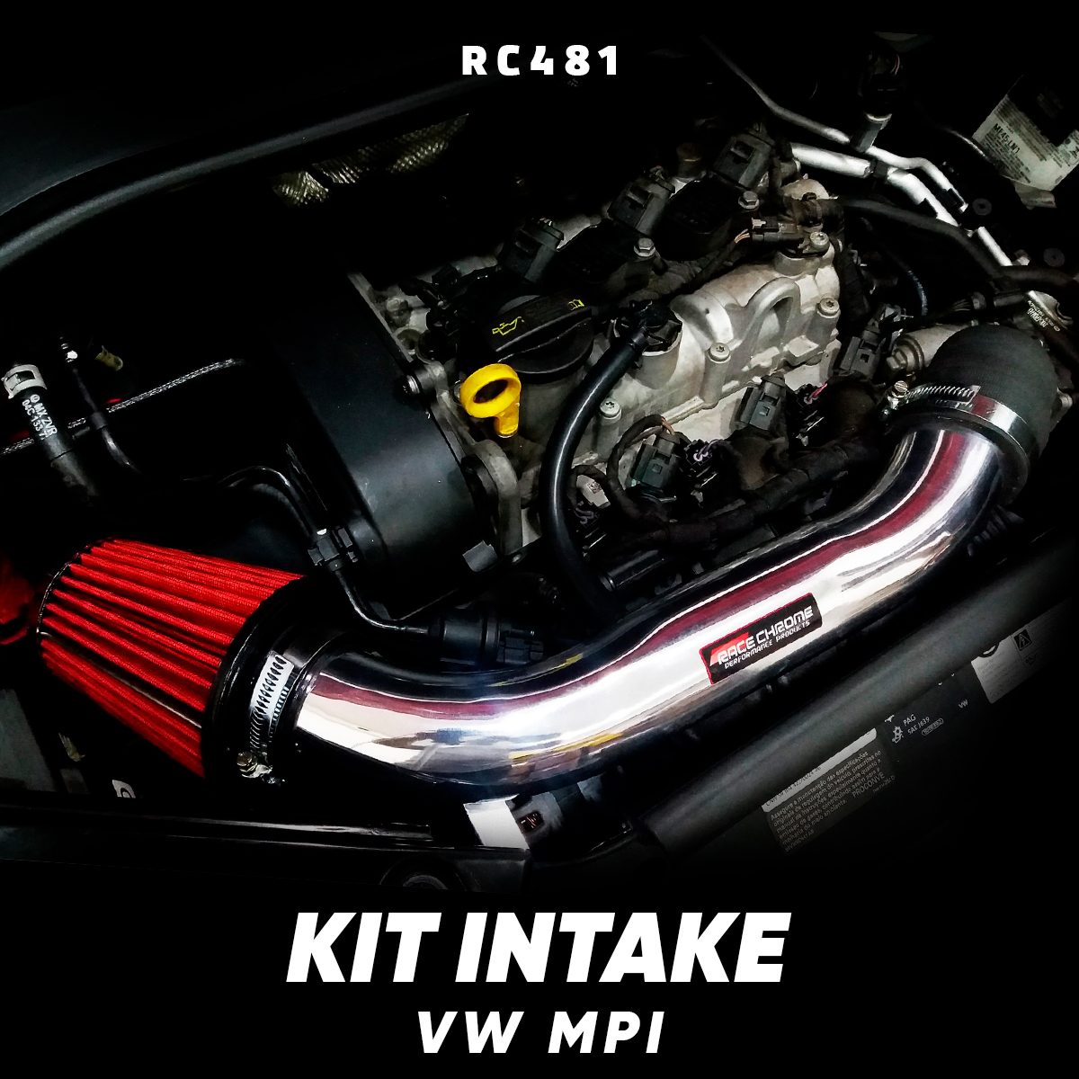 Kit Intake VW Fox 1.0 3CIL 2014/2023 - Gol 1.0 3CIL 2017/2021 - Voyage 1.0 3CIL 2017/2021 - Polo 1.0 3CIL 2018/2021 - Imagem 4