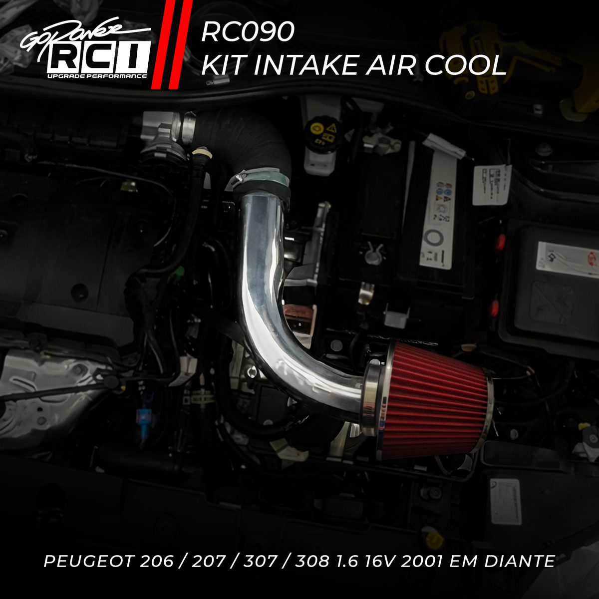 Kit Air Cool RCI 206 / 207 / 307 / 308 1.6 16V 2001 em Diante - Imagem 2