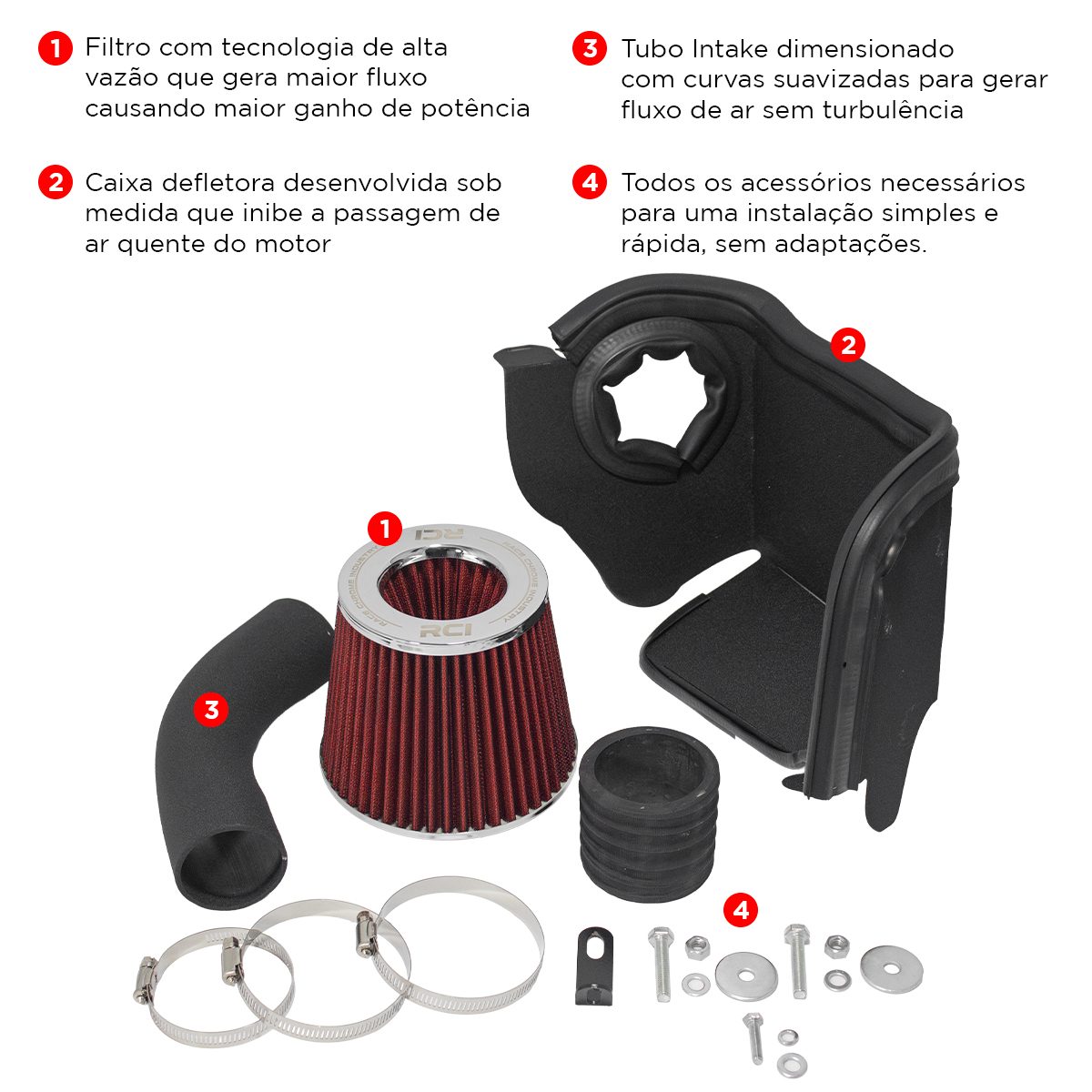 Intake Corsa Hatch 1.0 / 1.6 8V 1996 a 2002 - Classic 1.0 / 1.6 8V 1996 a 2009 (Motor VHC) - Imagem 2