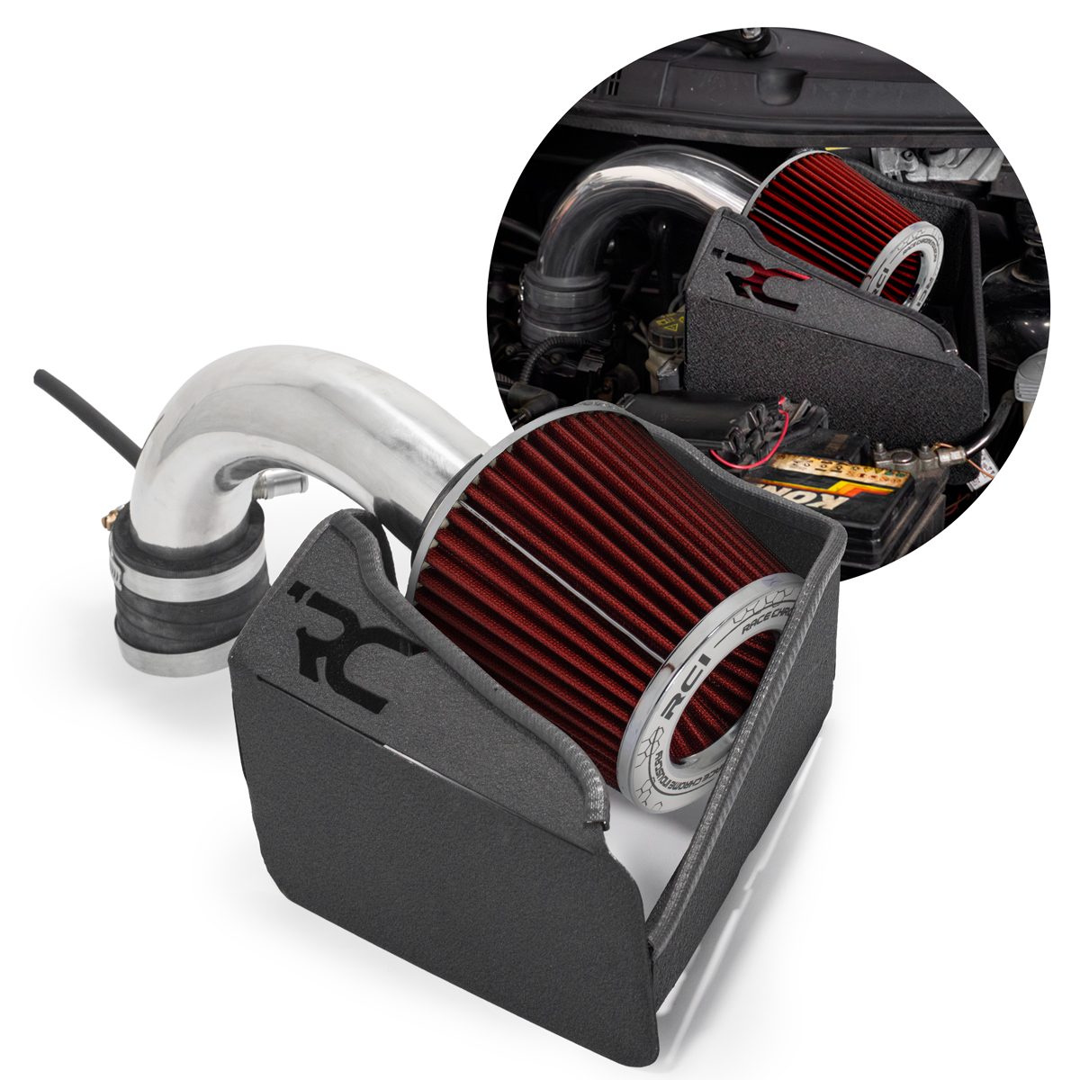 Kit Air Box RCI Air Box Fox 1.6 2004/2018 - Spacefox 1.6 2006/2018 - Gol Saveiro Voyage 1.6 2009/2018 (Geração 5,6,7) - Polo 1.6 2007/2016