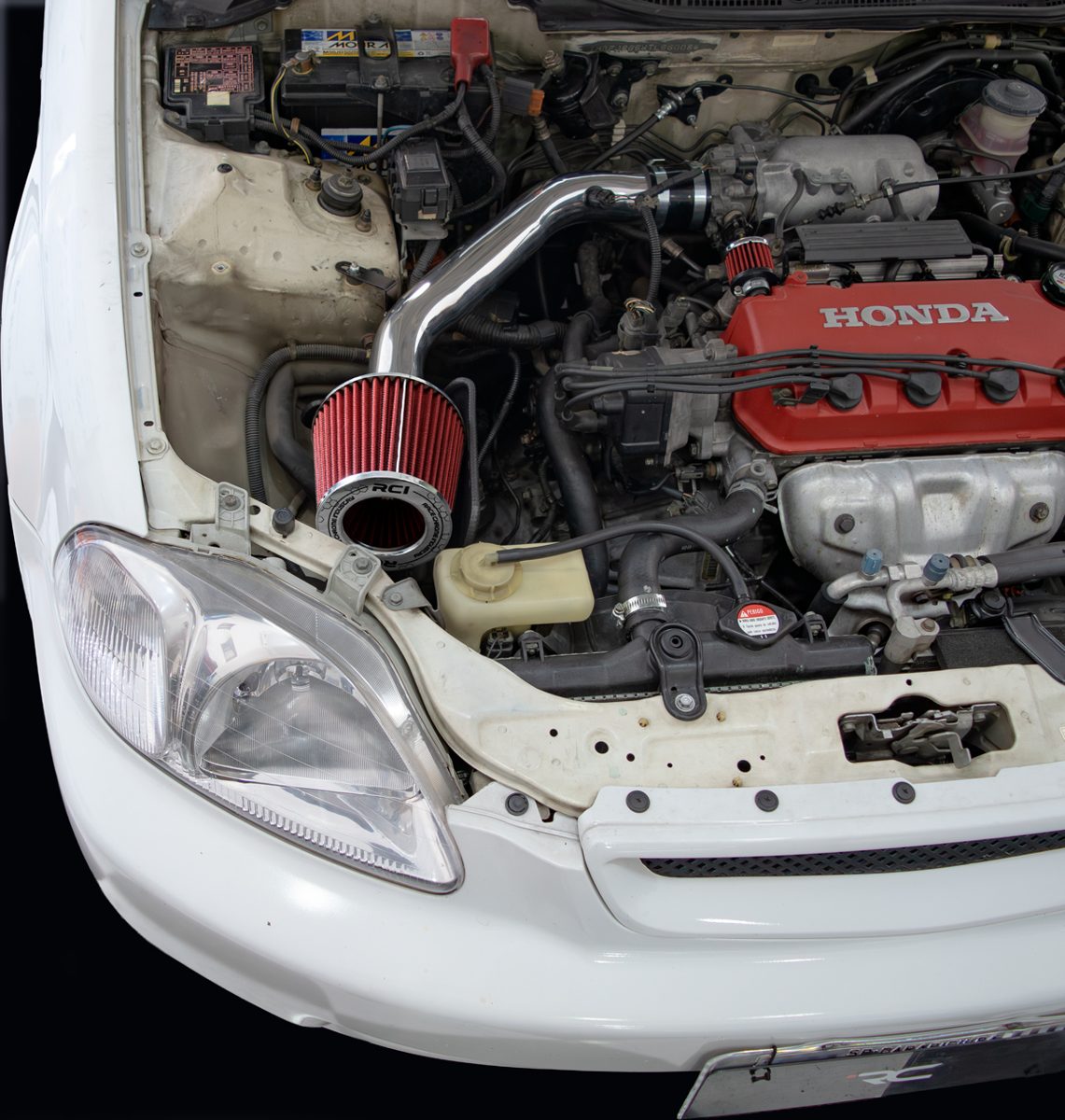 Kit Intake Short Ram Civic 1.6 16V 1993 a 1998 Coletor Admissão Alumínio (Horizontal) - Imagem 2