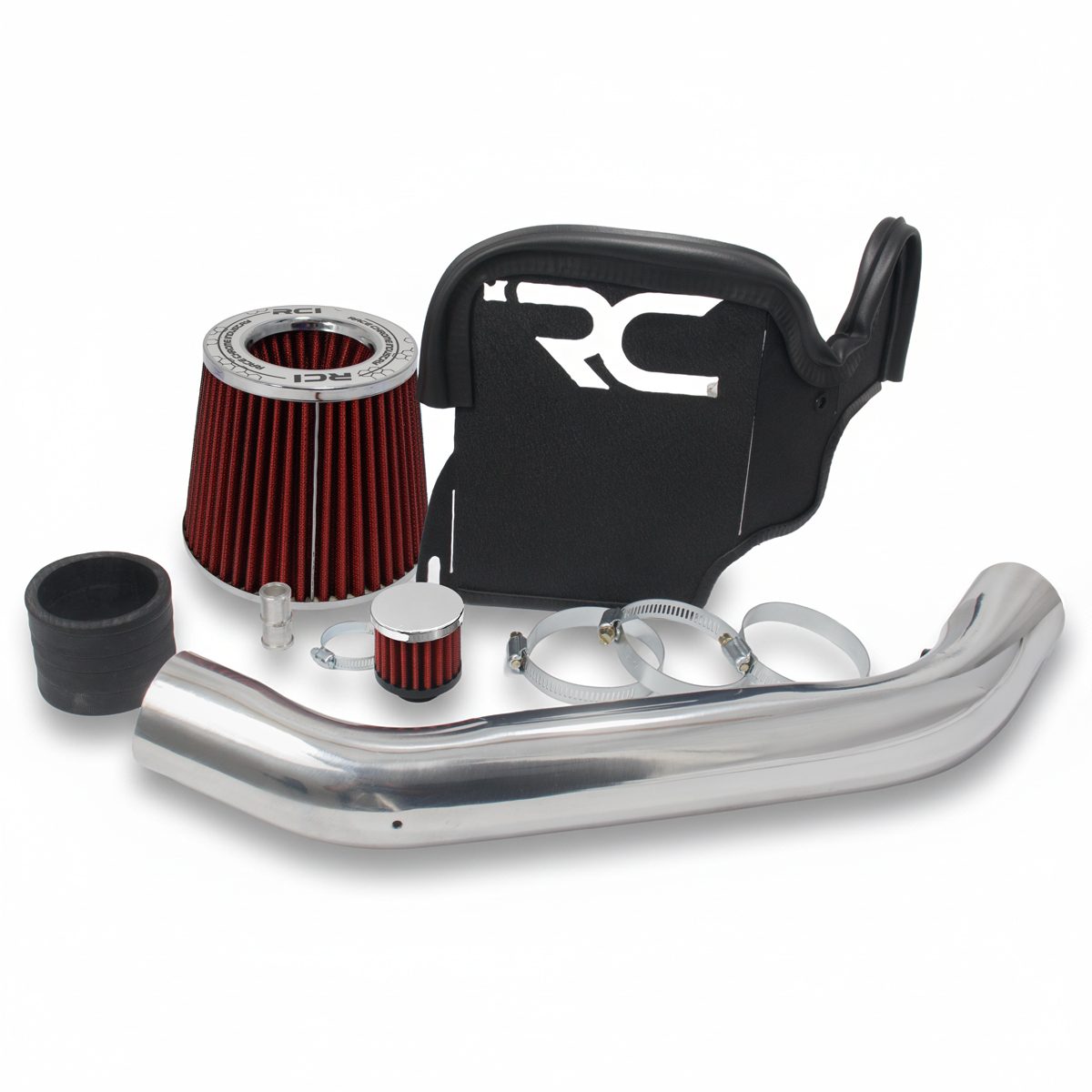 Kit Intake Short Ram Civic 1.6 16V 1993 a 1998 Coletor Admissão Alumínio (Horizontal) - Imagem 3
