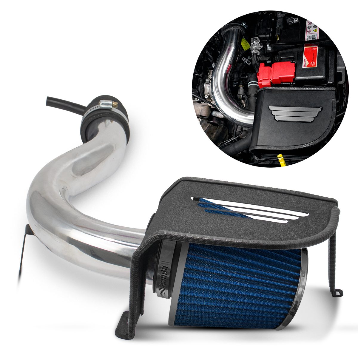 Kit Air Box RCI Duplo Fluxo Ford Ka 1.0 2015 em Diante - Imagem 6