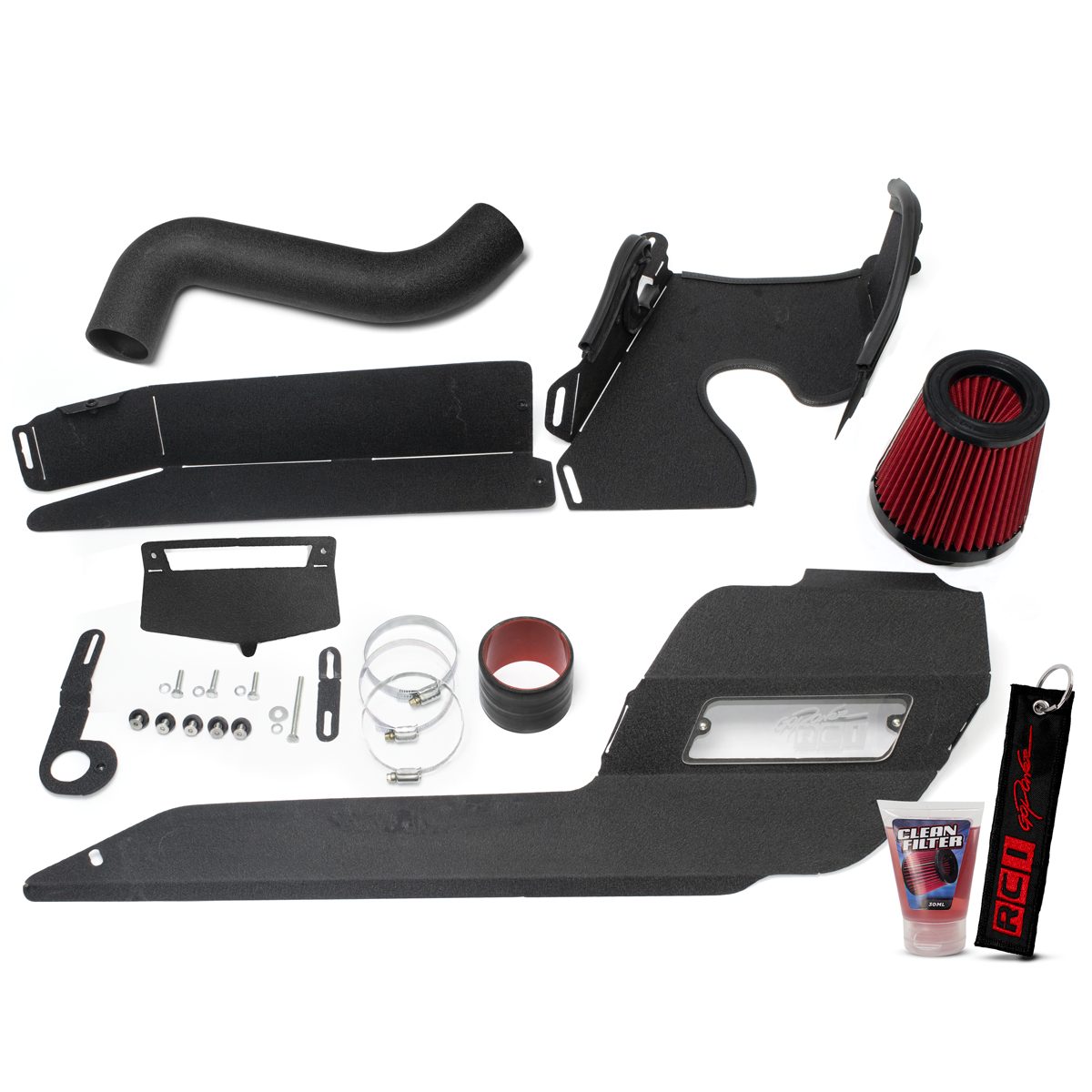 Kit Cold Air Intake Jetta TSI 2.0 16V 211CV 2014 a 2017 - Vermelho - Imagem 2