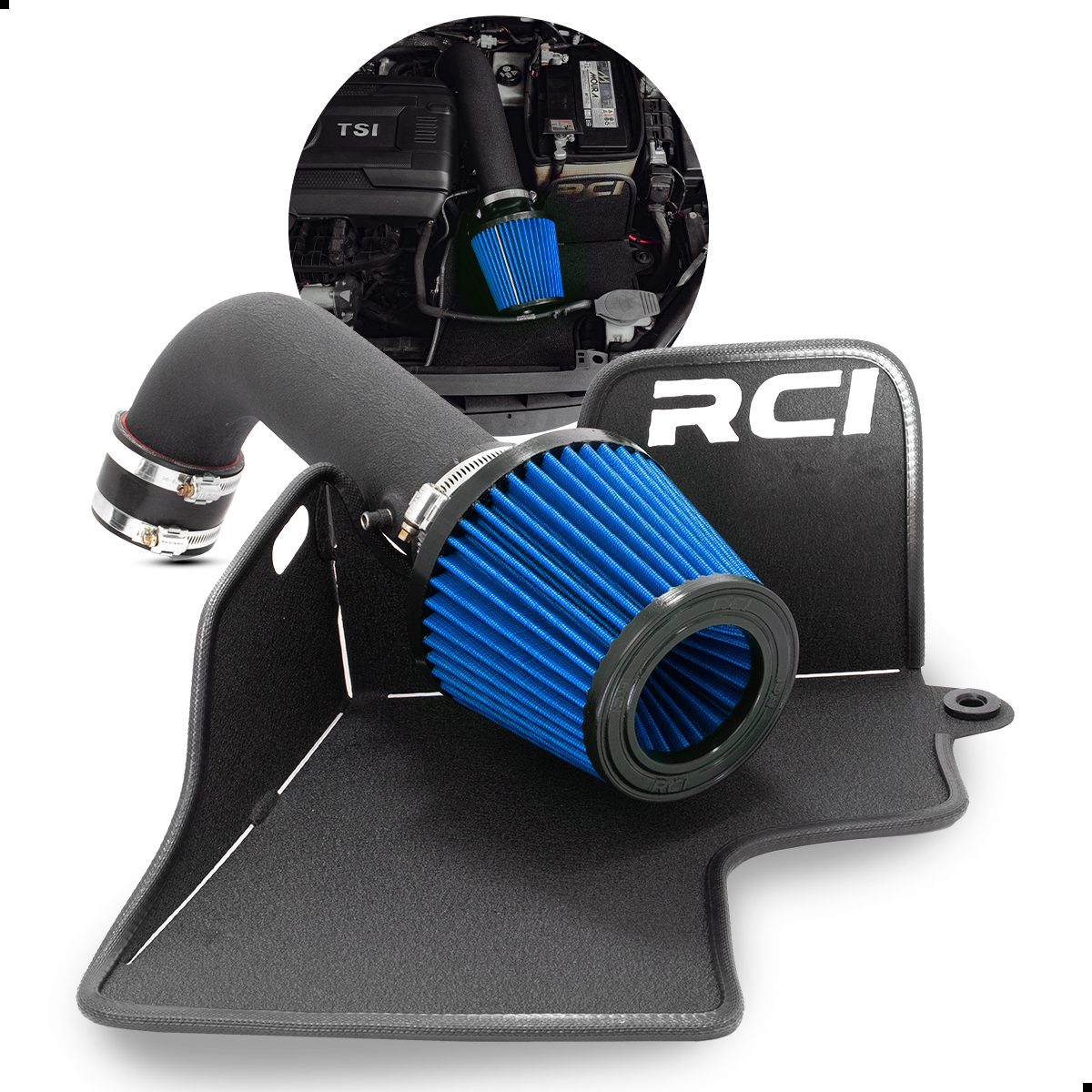 Kit Intake Golf GTI 2.0 TSI 2014 em Diante / Passat 2.0 TSI 2.0 16V 2016 em Diante / Jetta Gli 2.0 TSI 2019 em Diante / Audi A3 1.8 / 2.0 TFSI 2013 em Diante. - Imagem 6