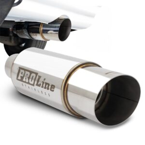 Abafador Corpo Redondo 4'' / Comprimento Total 350MM / Interno 2" / Ponteira Acabamento Chanfrado 3.5'' / Encaixe 2''