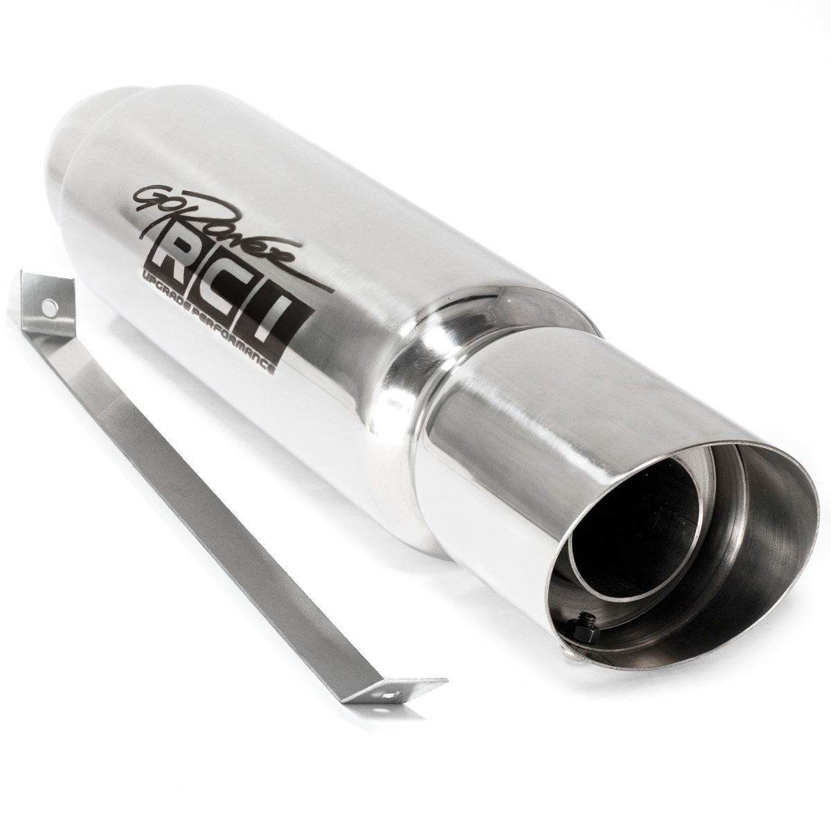 Abafador Corpo 4'' / Comprimento 400MM / Interno 2.5" / Ponteira Acabamento Chanfrada 3 1/2'' / Encaixe 2.5'' e 2"